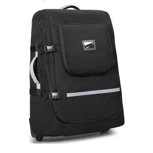 Padded Stroller Travel Bag Black Wheels